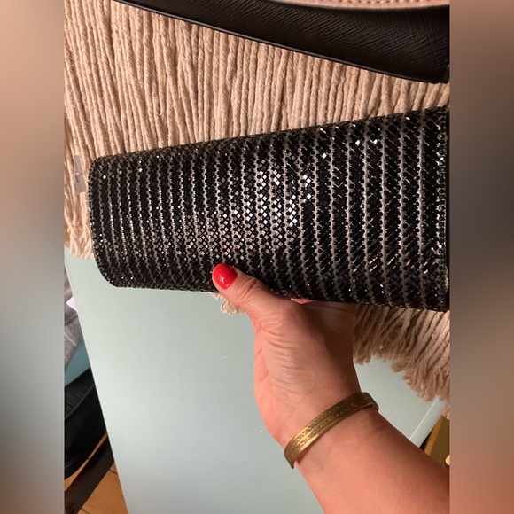 Like New Starlit black sequence clutch - Picture 8 of 8